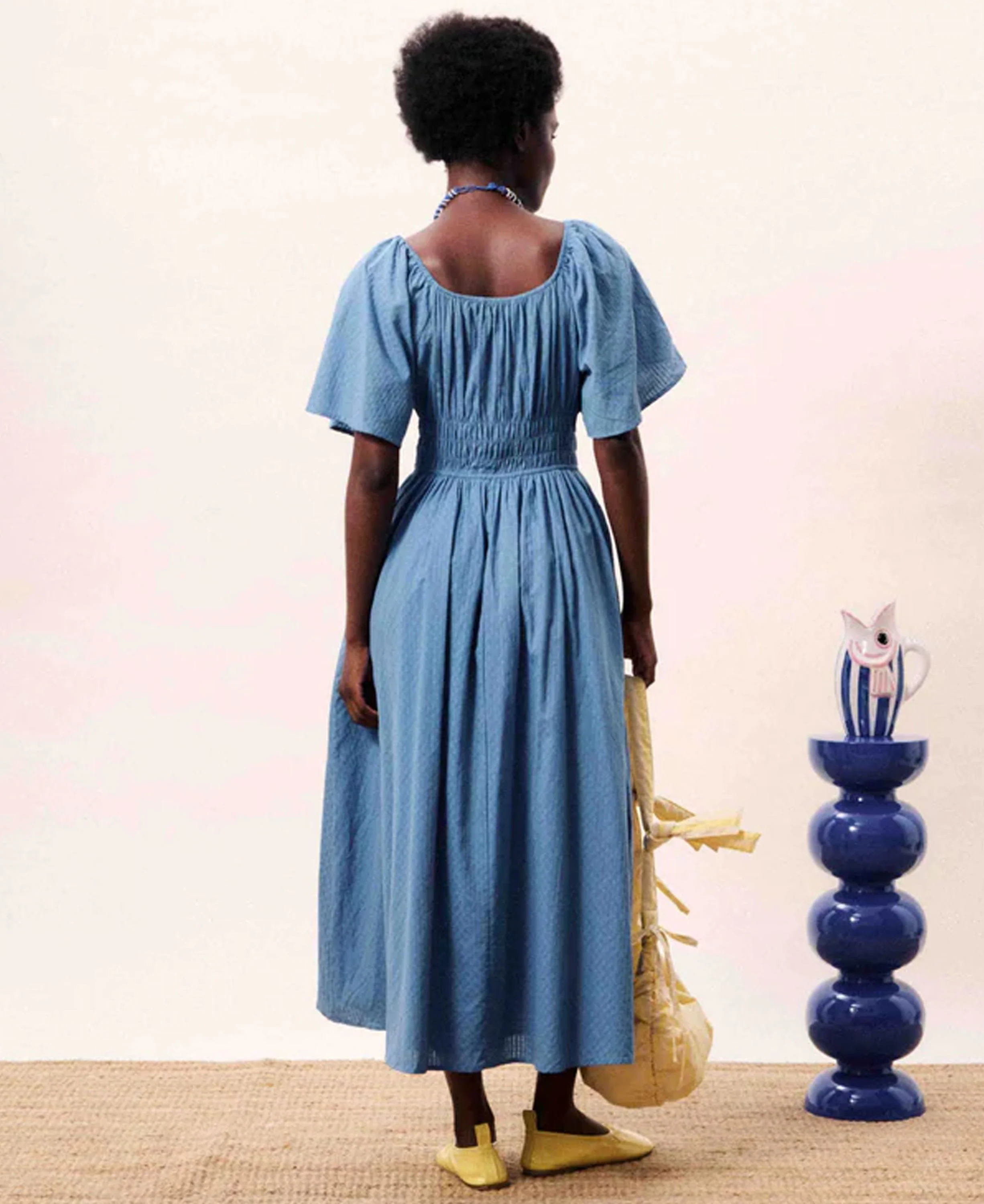 Yemanja Robe - Bleu Jean - Image 4