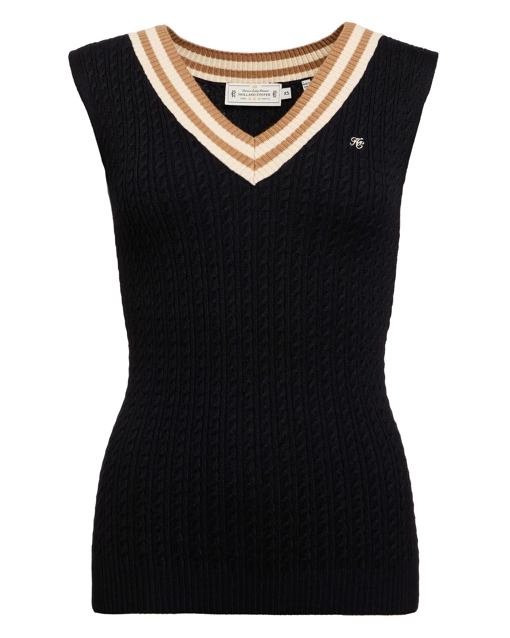 Zoe Sleeveless Tank - Ink Navy